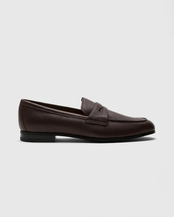 Milton Deerskin Loafer com Acabamento Antigo