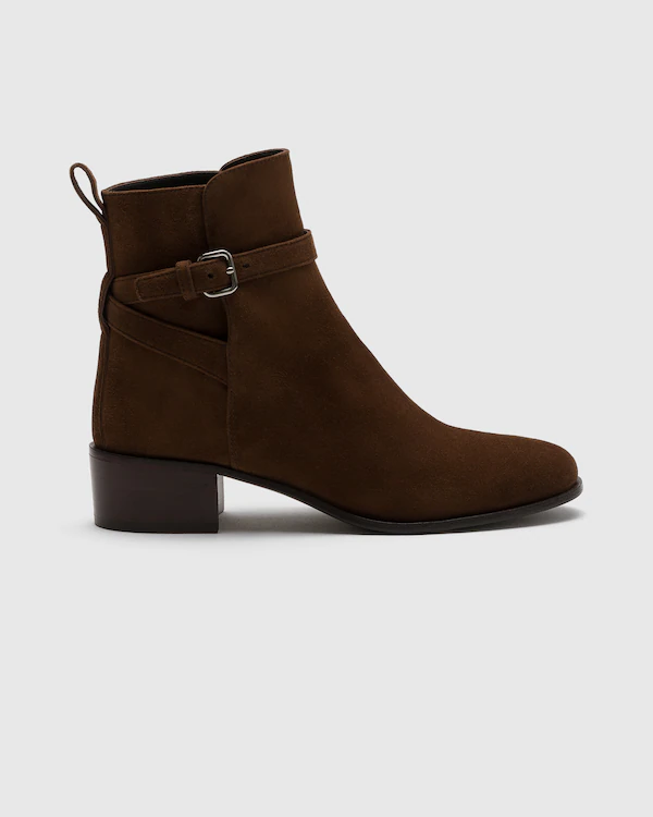 Bota de Camurça Paloma com Acabamento Antigo