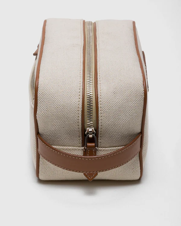 Bolsa de Linho e Couro Devon