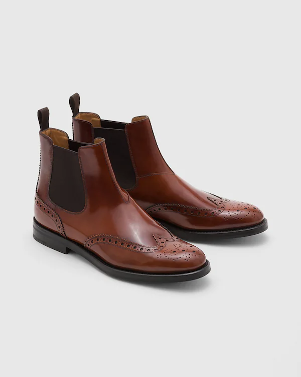 Bota Chelsea Ketsby Wg Polida Fumè Brogue