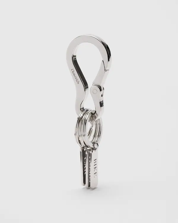 Pendente em Aço Esmaltado com Anel de Chaves