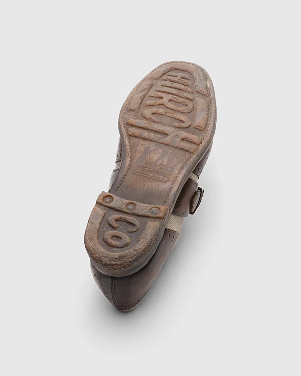 Shanghai W Loafer com Fivela em Tecido Vintage e Linho