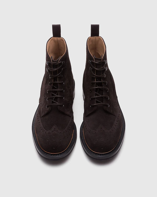 Bota de Derby com Cadarço Mc Farlane LW Suede