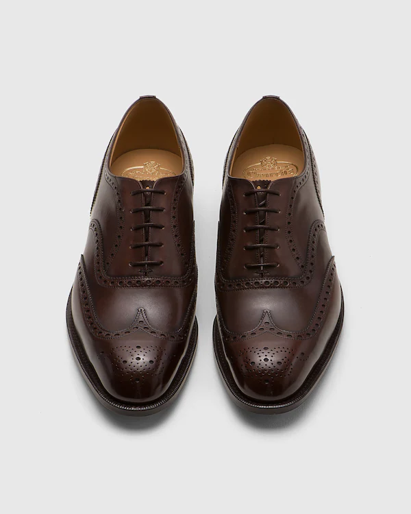 Chetwynd Oxford Brogue em Couro de Bezerro Clareado