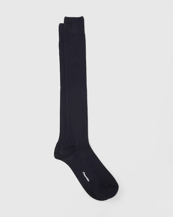 Meias Longas de Seda e Cashmere Meias Longas de Seda e Cashmere