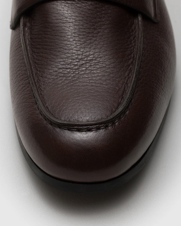 Milton Deerskin Loafer com Acabamento Antigo