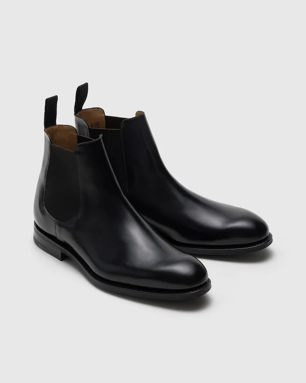 Botas Chelsea de Couro Fumé Polido Amberley R 2.0