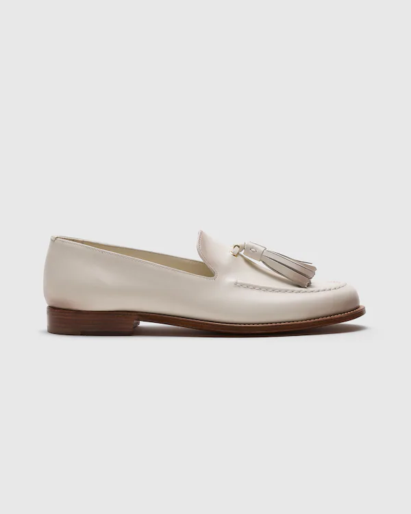 Loafer com Tassel de Couro de Vitela Renee