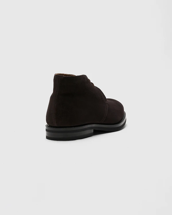 Ryder Fur Lw Bota de Deserto de Seda e Pele de Ovelha