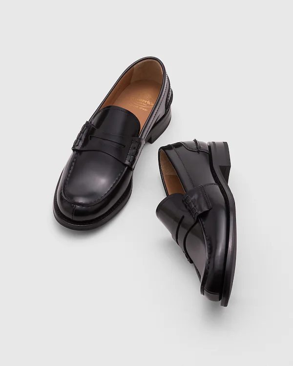 Pembrey W Polished Fumè Loafer