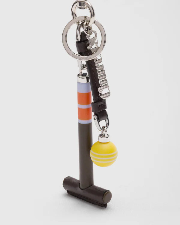 Pingente de Resina e Metal Croquet